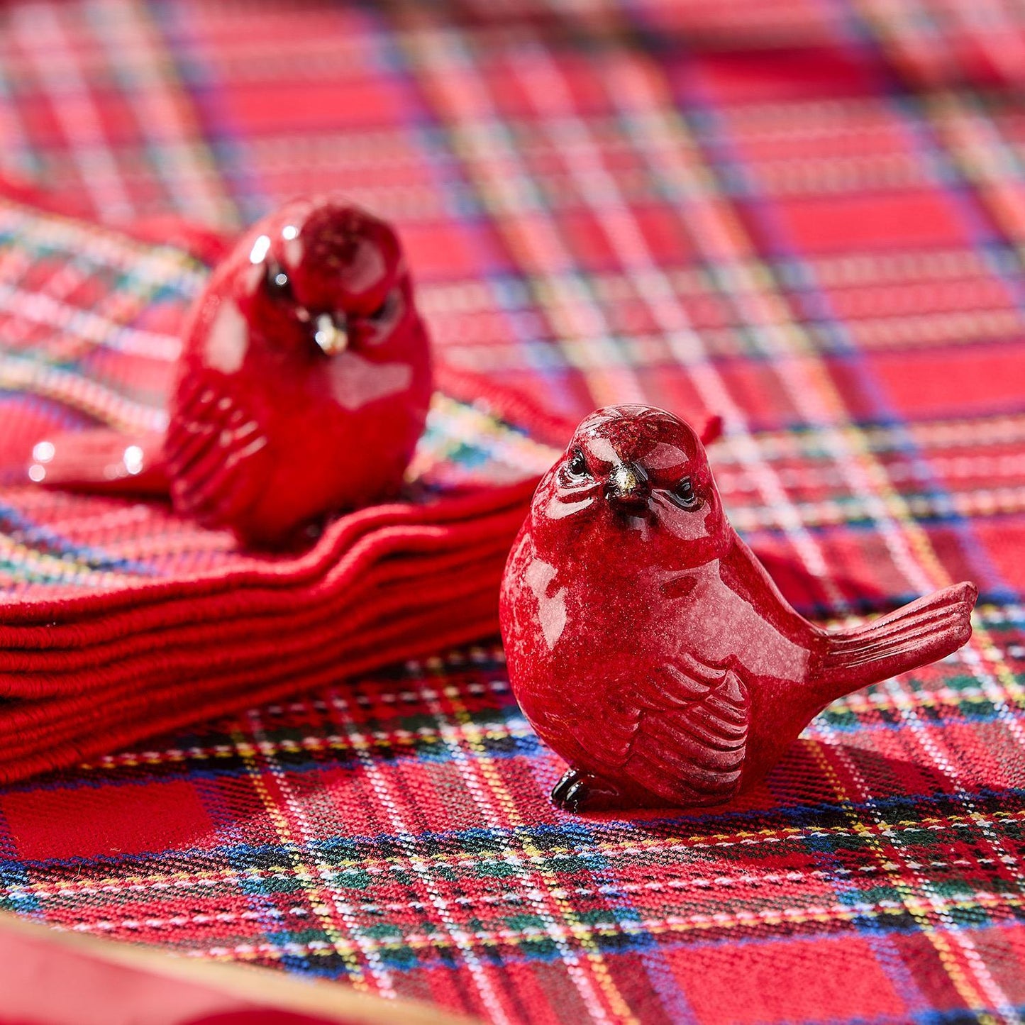Red Cardnial Hand Painted Birds
