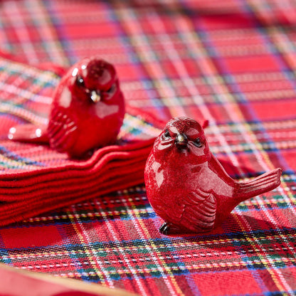Red Cardnial Hand Painted Birds