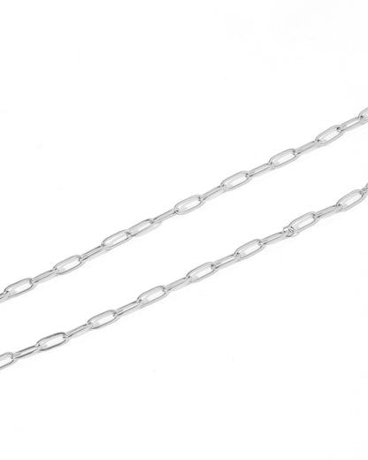 Necklace - Palmer Paperclip Silver