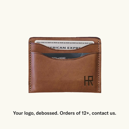 Full-Grain Leather Card Wallet – Slim Minimalist