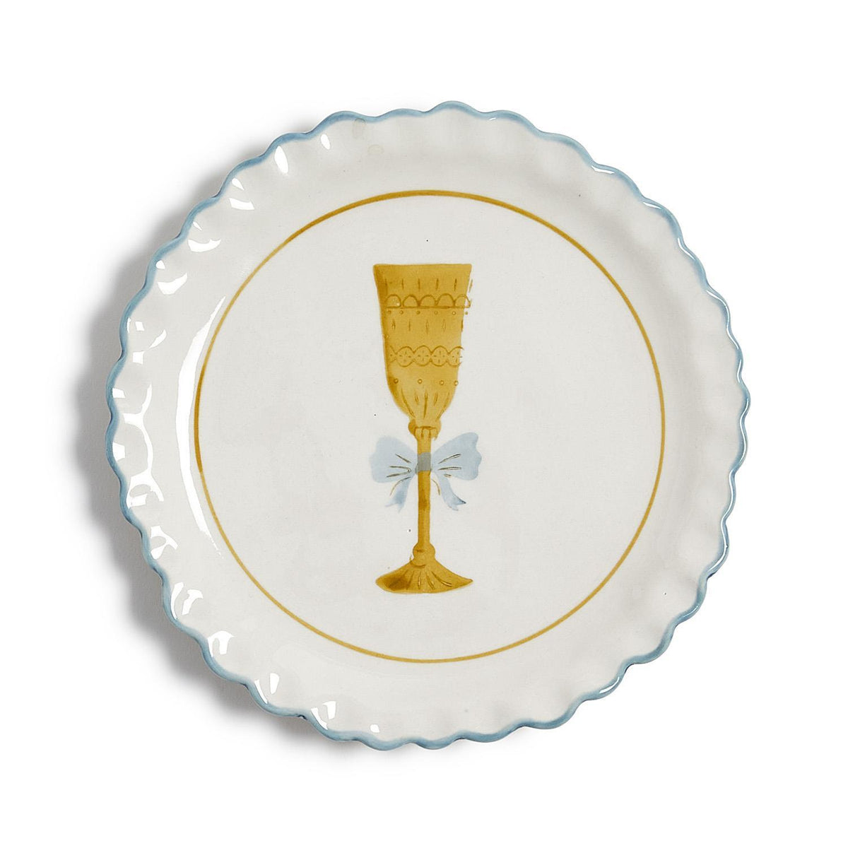 Cheers! Hand-Painted Tidbit Plates