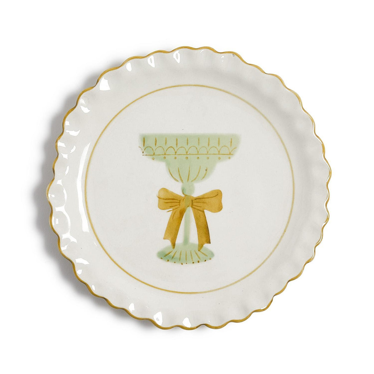 Cheers! Hand-Painted Tidbit Plates