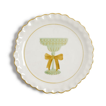 Cheers! Hand-Painted Tidbit Plates
