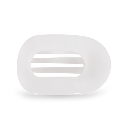 Teleties Medium Round Flat- Coconut White
