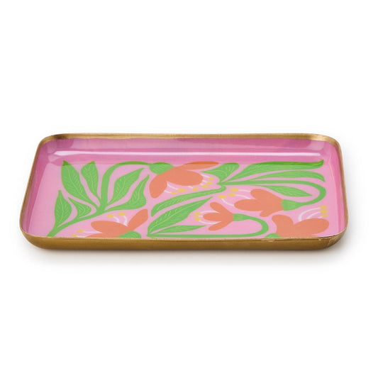 Petal Pop Metal Trinket Tray