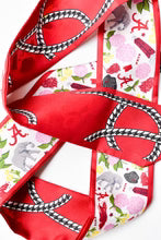 Saturday Silks Alabama Crimson Tide Skinny Scarf