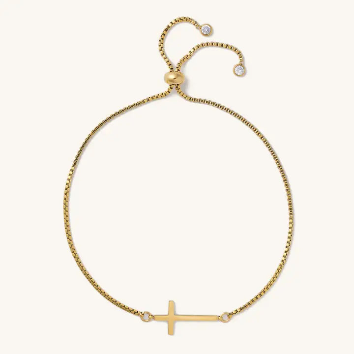 Nikki Smith Cross Slider Bracelet