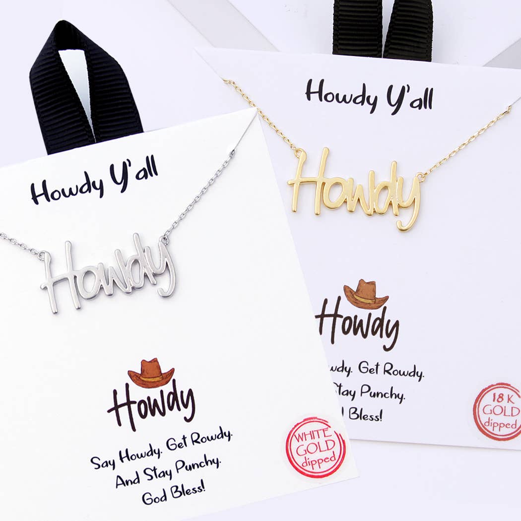 Howdy Necklace