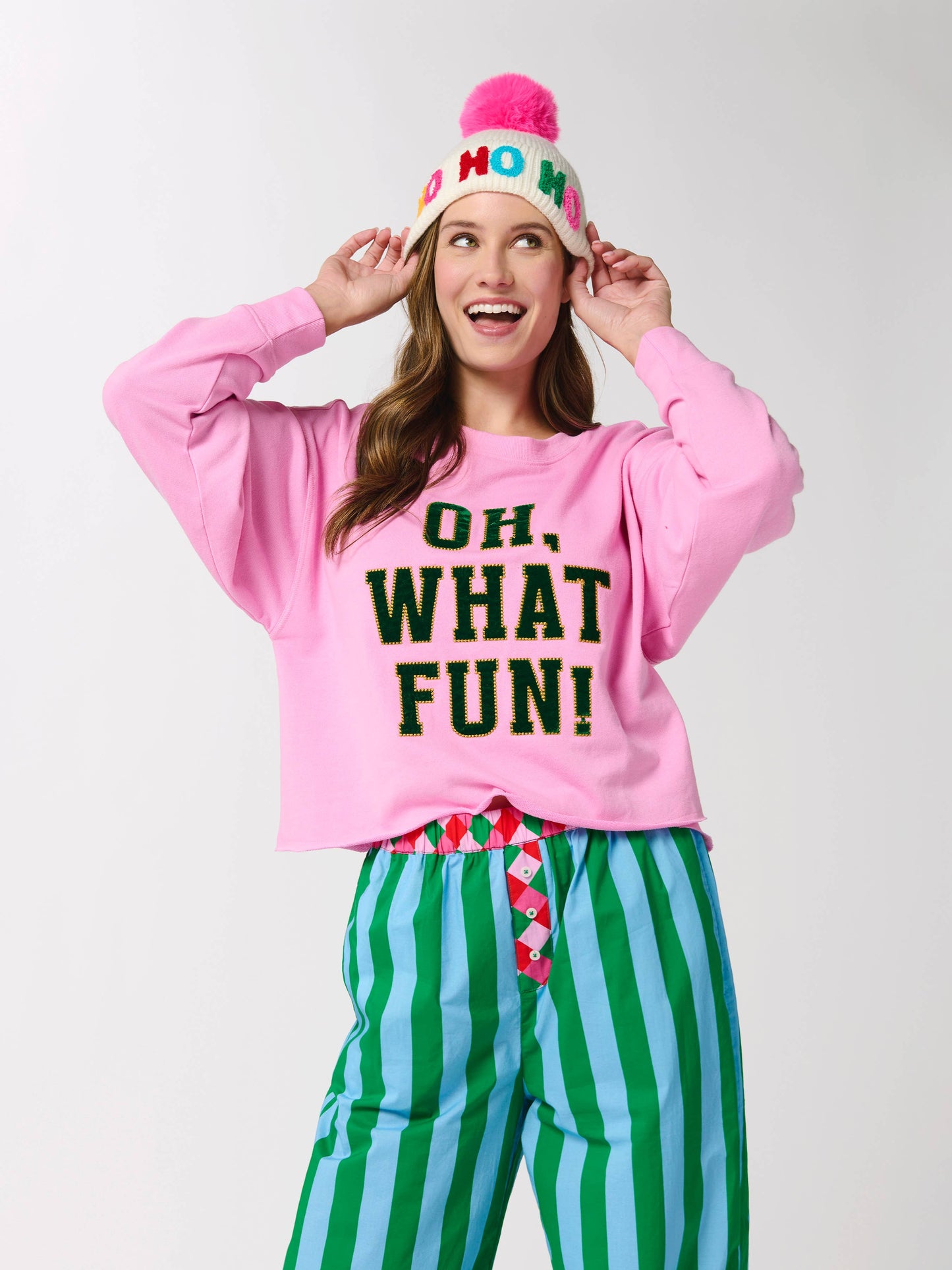 "OH WHAT FUN"  SWEATSHIRT