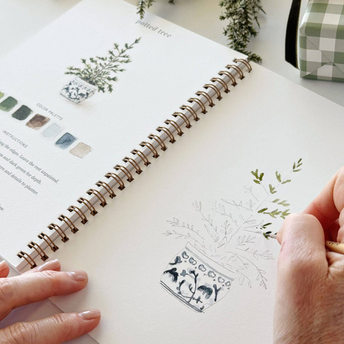 Emily Lex Classic Christmas Watercolor Workbook