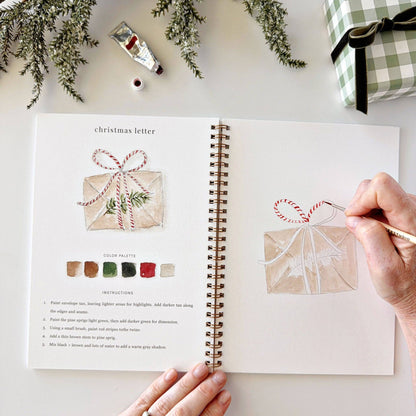 Emily Lex Classic Christmas Watercolor Workbook