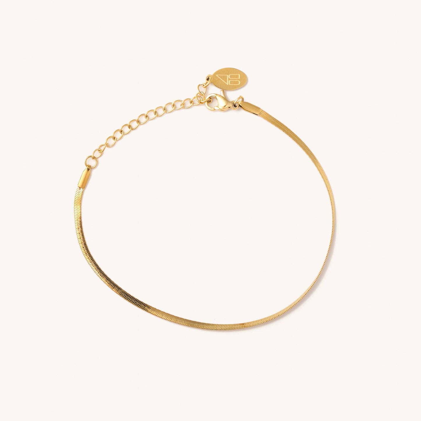 Nikki Smith Micro Gold Herringbone Bracelet