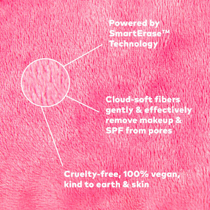 Pink 7-Day MakeUp Eraser Set