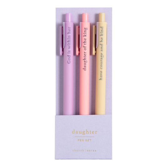 Daughter Bible Study Pen Set