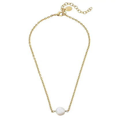 Susan Shaw Dainty Pearl Necklace