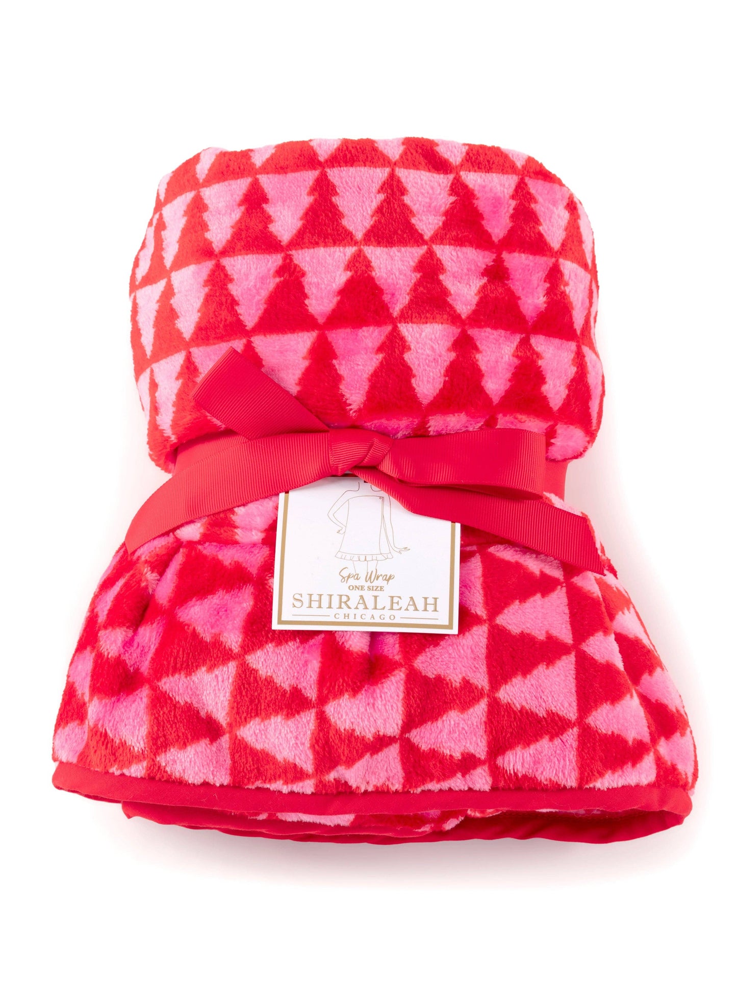 FELICITY TREES BATH WRAP RED