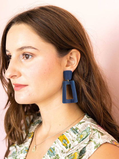 Kennedy - Navy - Earrings