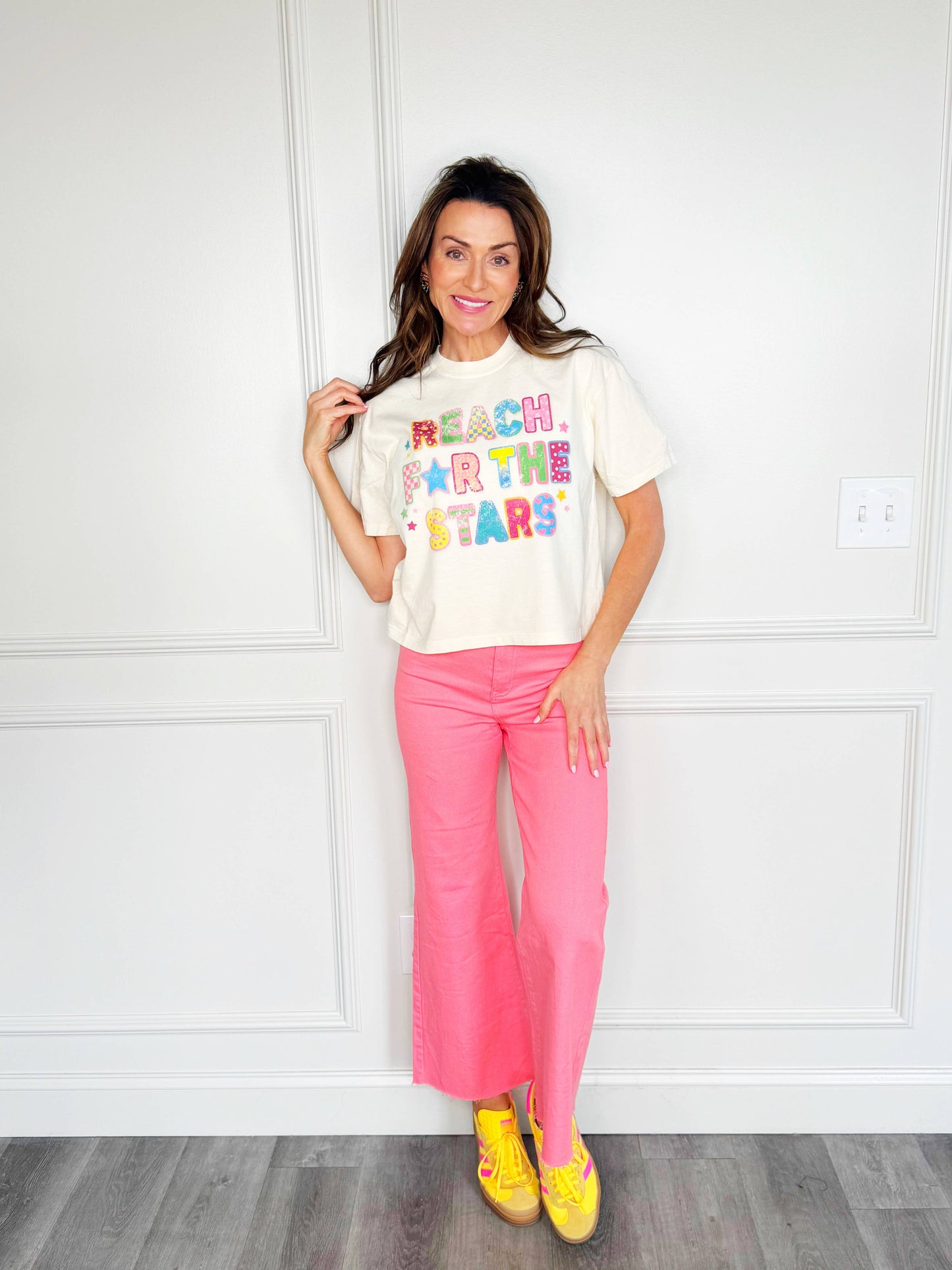 Reach for the Stars Cropped Tee