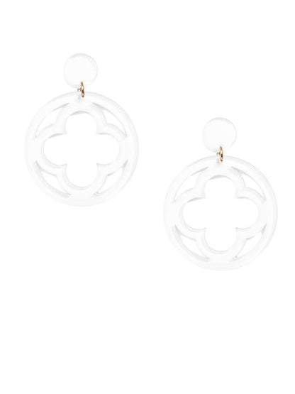 Open Clover Drop Earring