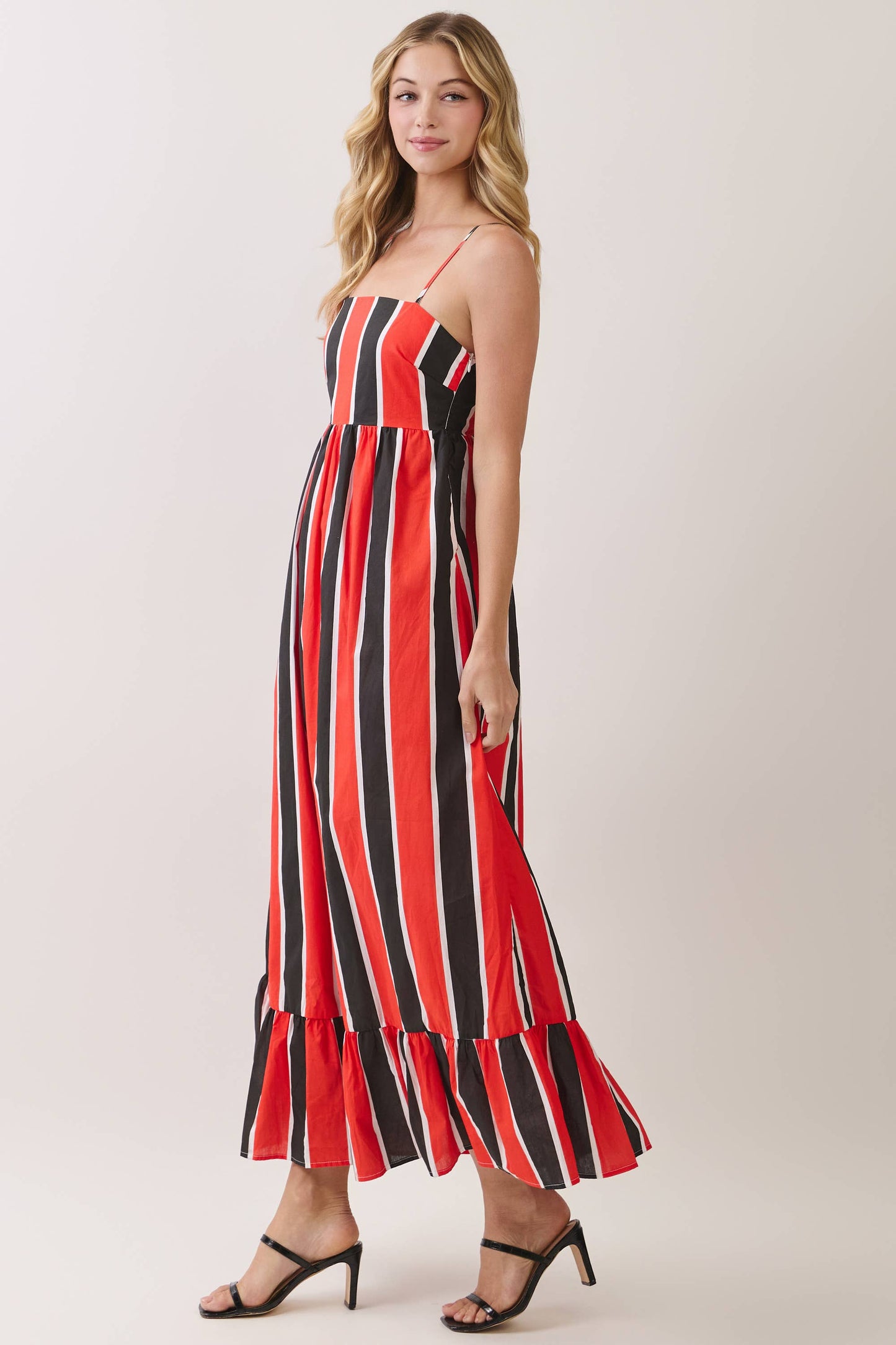 GameDay Striped Maxi Dress