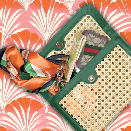 French Quarter Green Clutch