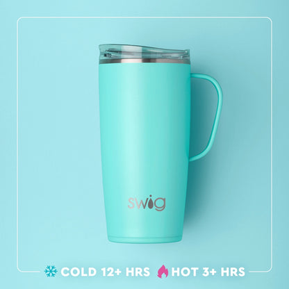 Gingham Travel Mug