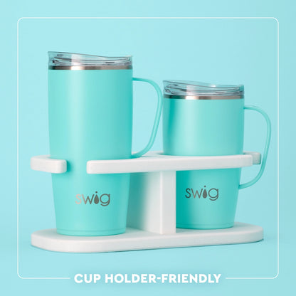 Gingham Travel Mug