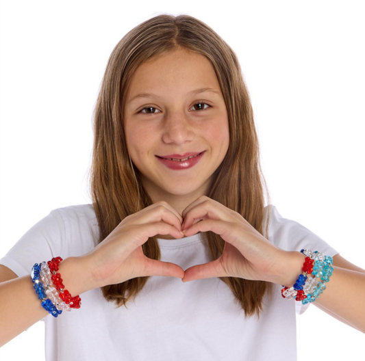 Kid's Gummy Bears & Stars Stretch Bracelets