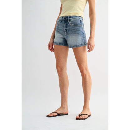 High Rise Shorts Trouser Hem