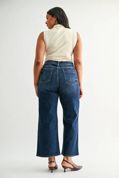 High Rise Wide Leg Jeans