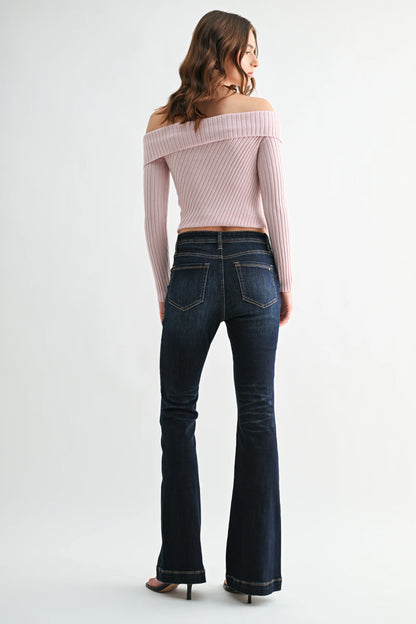 High Rise Flare Jeans