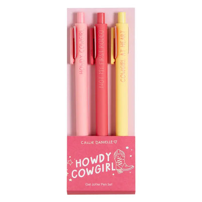 Howdy Cowgirl Pen Set