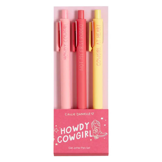 Howdy Cowgirl Pen Set