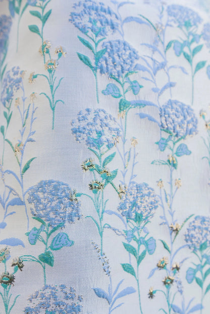 Brianna Cannon Caftan - Hydrangea Jacquard