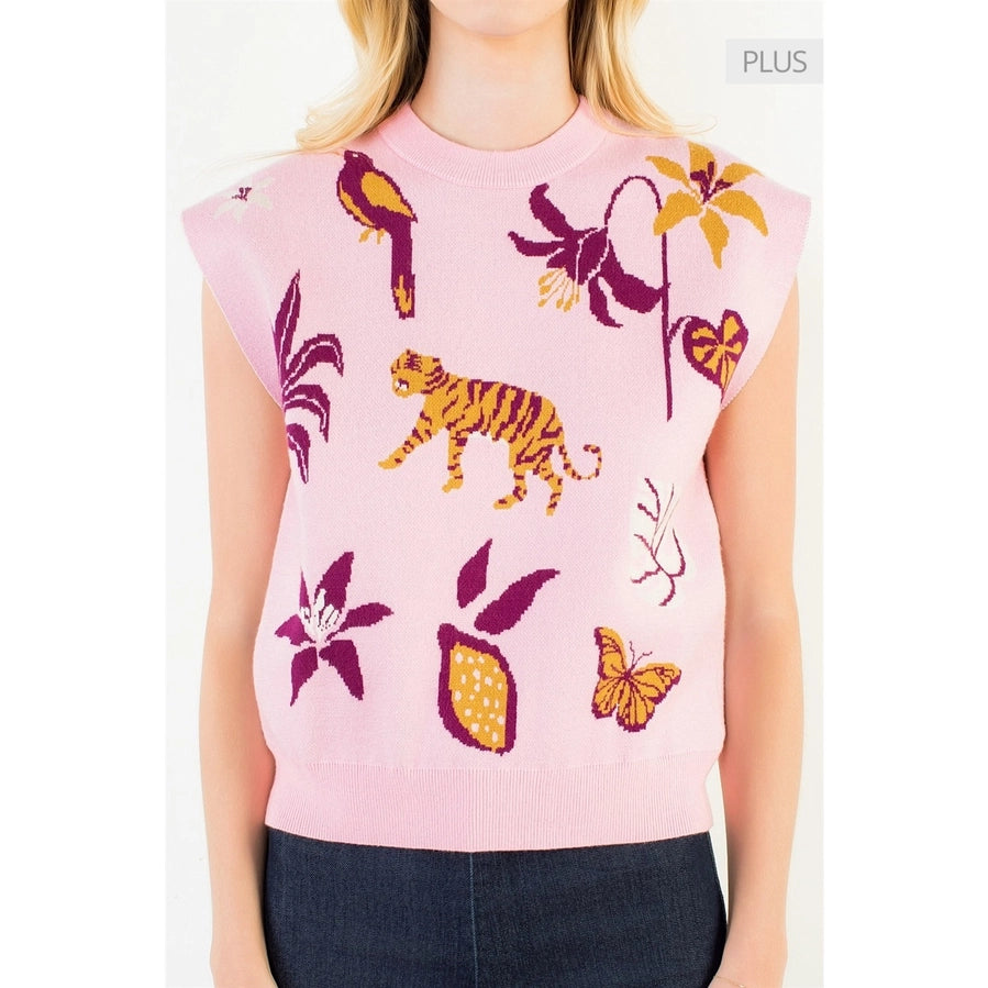 Jewel Knit Sweater Vest