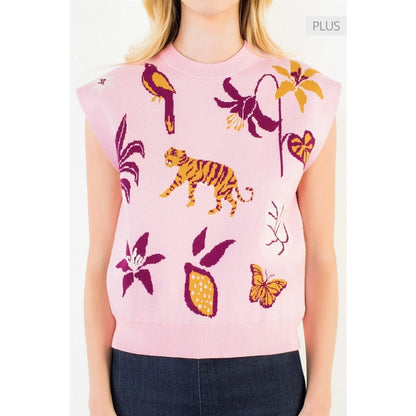 Jewel Knit Sweater Vest