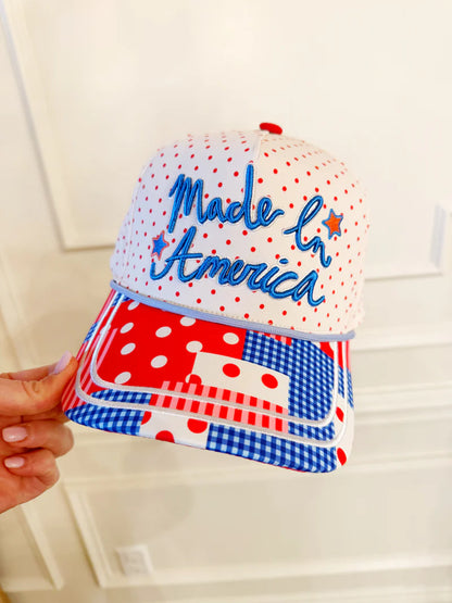 Poppy & Pine Patchwork Made in America Hat