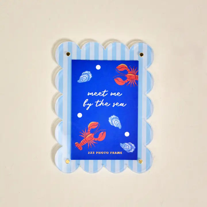 Mini Magnetic Acrylic Picture Frame- Coastal Catch