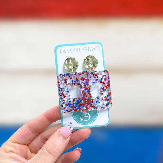 Taylor Shaye Mini Star Acrylic Earrings