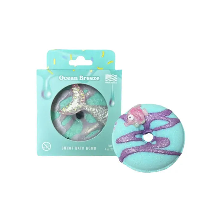 Ocean Breeze Donut Bath Bomb