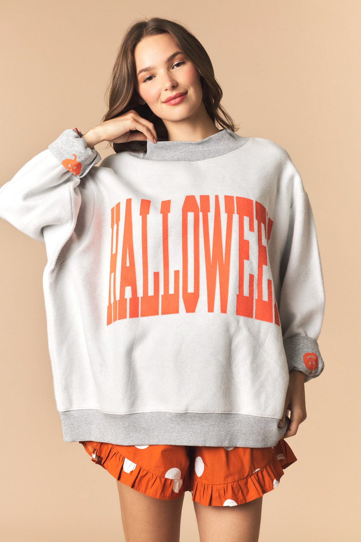 Halloween Mock Sweatshirt
