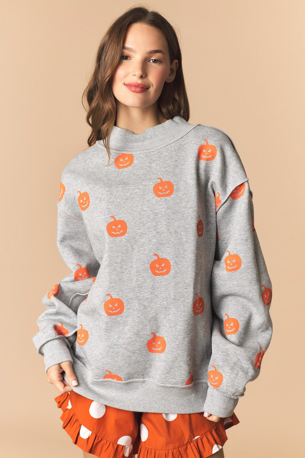 Halloween Mock Sweatshirt