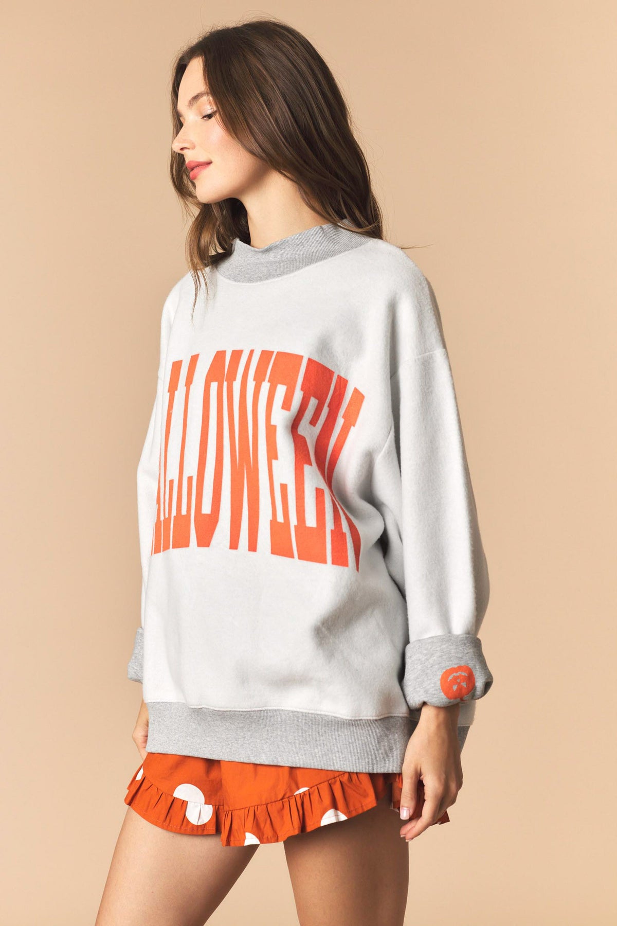 Halloween Mock Sweatshirt