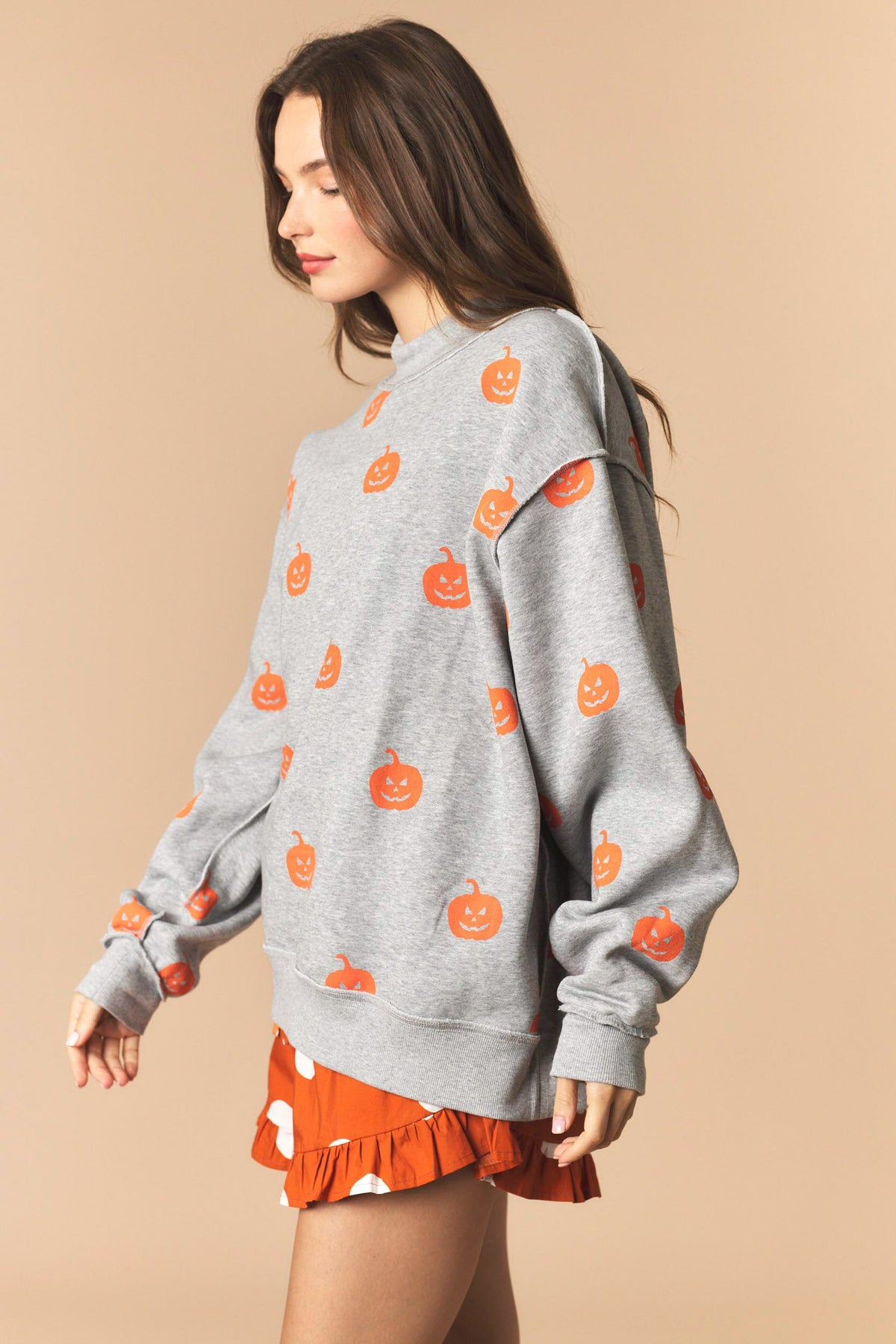 Halloween Mock Sweatshirt