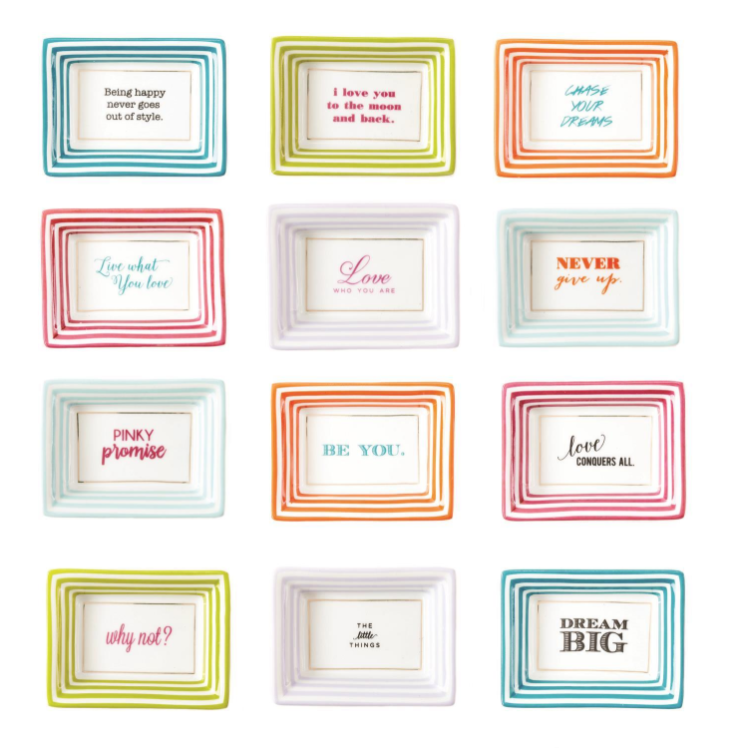 Petite Sayings Mini Trinket Dishes