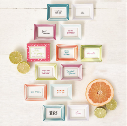 Petite Sayings Mini Trinket Dishes