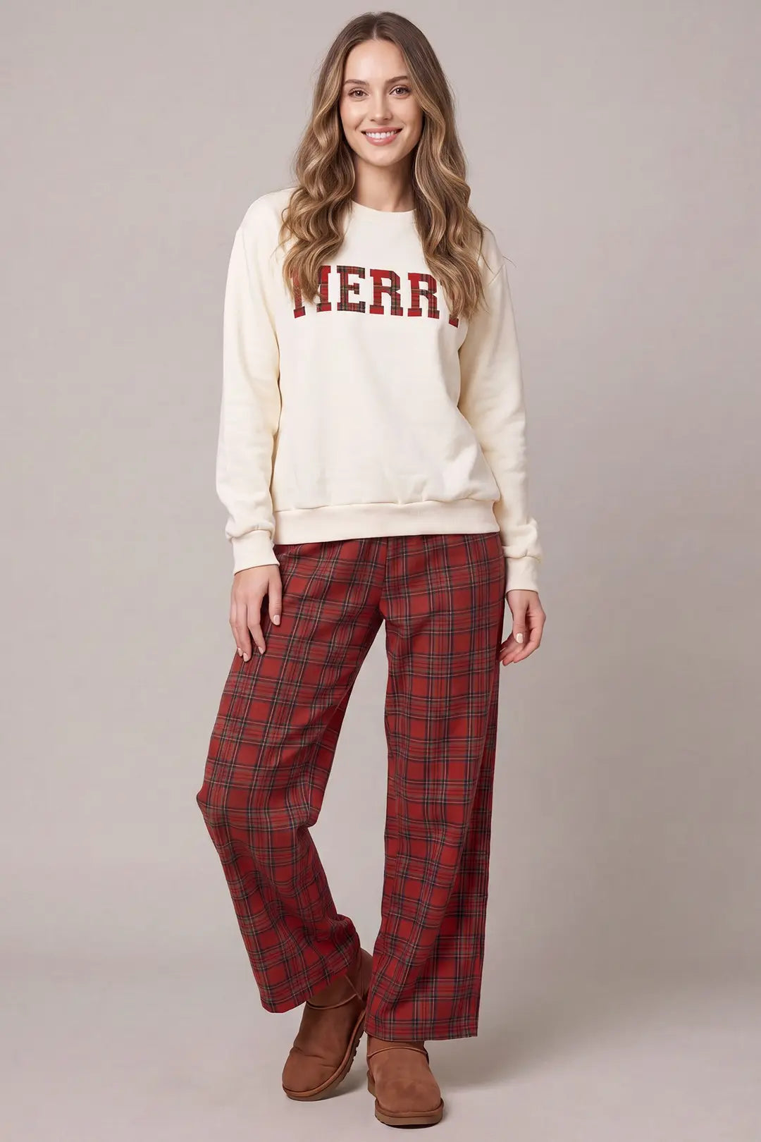 Merry and Plaid Sweatshirt
