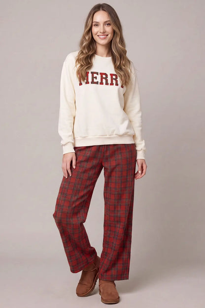 Merry and Plaid Sweatshirt