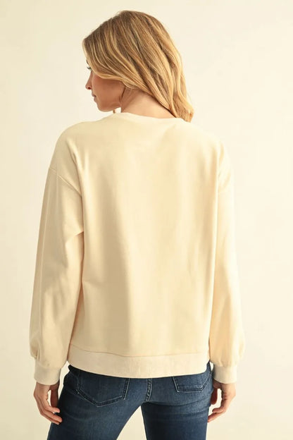 Pumpkin Patch Leopard Sweatshirt