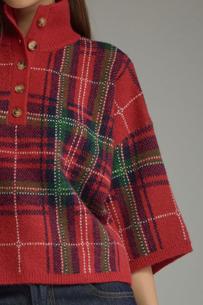 Remington Plaid Sweater